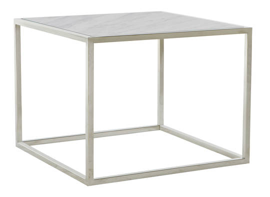 Elle Cube Marble Side Table image 0